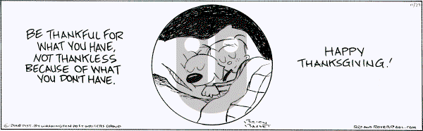 Red and Rover on Thursday November 27, 2008 Comic Strip