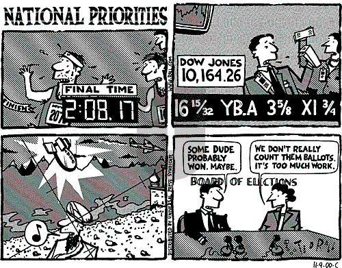 Ted Rall on Monday November 13, 2000 Comic Strip