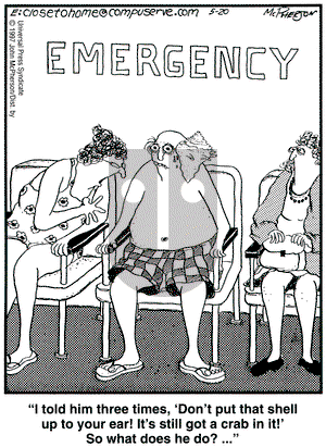 Close to Home on Tuesday May 20, 1997 Comic Strip