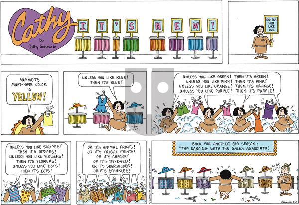 Cathy Classics on Sunday May 17, 2009 Comic Strip