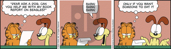 Garfield - Wednesday November 29, 2023 Comic Strip
