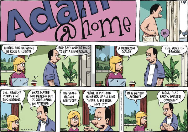 Adam@Home on Sunday September 28, 2014 Comic Strip