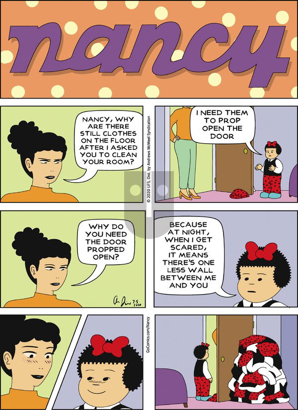 Nancy on Sunday July 5, 2020 Comic Strip