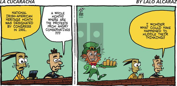 La Cucaracha on Sunday March 20, 2016 Comic Strip