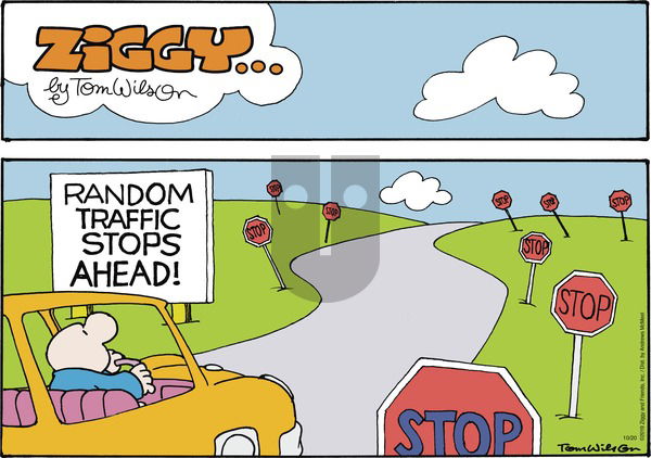 Ziggy on Sunday October 20, 2019 Comic Strip