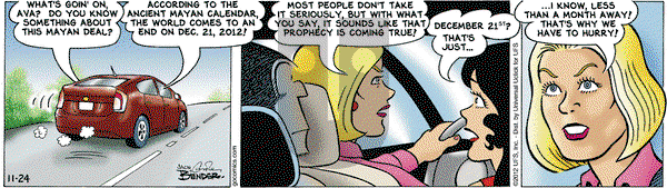Alley Oop on Saturday November 24, 2012 Comic Strip