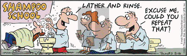 Frank and Ernest on Friday August 16, 2013 Comic Strip