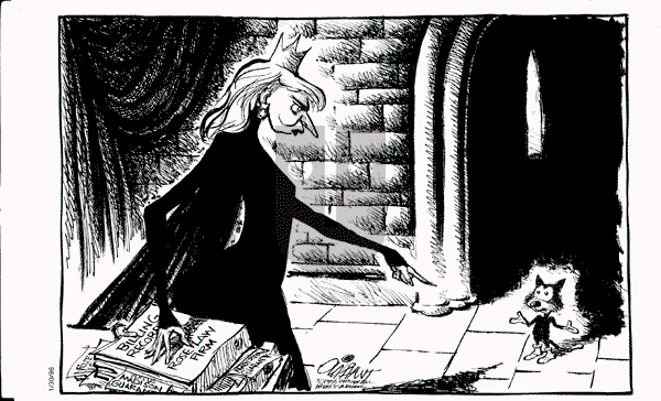 Pat Oliphant - Tuesday January 30, 1996 Comic Strip