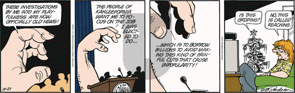 Doonesbury on Saturday December 27, 2003 Comic Strip