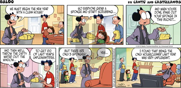 Baldo on Sunday January 1, 2017 Comic Strip
