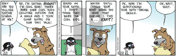 Get Fuzzy on Tuesday May 1, 2012 Comic Strip