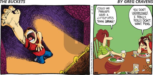 The Buckets on Sunday February 5, 2012 Comic Strip