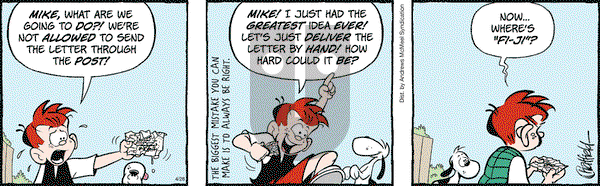 Ginger Meggs on Monday April 28, 2025 Comic Strip