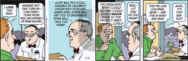 Doonesbury on Thursday November 12, 2009 Comic Strip