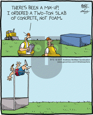 In the Bleachers on Tuesday September 12, 2017 Comic Strip
