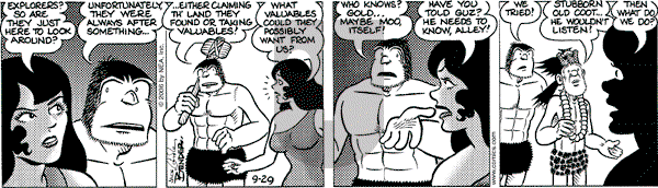 Alley Oop on Friday September 29, 2006 Comic Strip