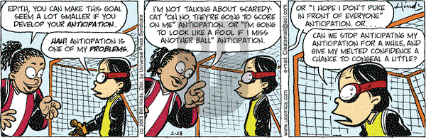 Cleats on Friday February 28, 2003 Comic Strip