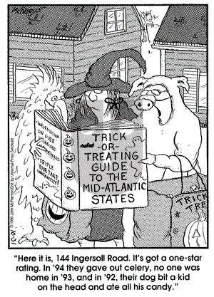 Close to Home on Tuesday October 31, 1995 Comic Strip