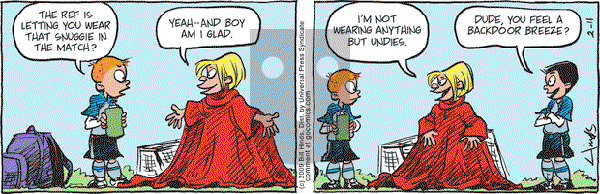 Cleats - Wednesday February 11, 2009 Comic Strip