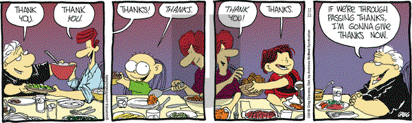 The Buckets on Thursday November 22, 2018 Comic Strip