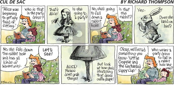 Cul de Sac on Sunday January 22, 2017 Comic Strip