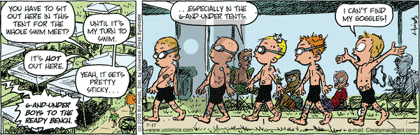 Cleats on Thursday July 17, 2003 Comic Strip