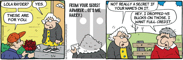 Lola on Friday March 4, 2016 Comic Strip