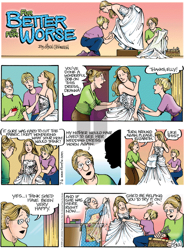 For Better or For Worse - Sunday July 6, 2008 Comic Strip