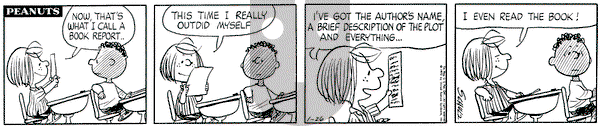 Peanuts on Monday January 26, 1970 Comic Strip