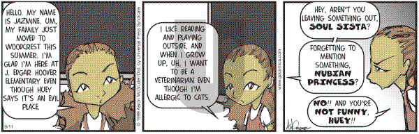 The Boondocks on Monday September 11, 2006 Comic Strip