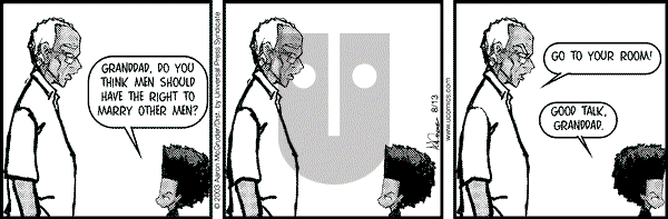 The Boondocks on Wednesday March 16, 2011 Comic Strip