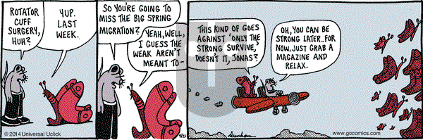Overboard on Wednesday April 23, 2014 Comic Strip