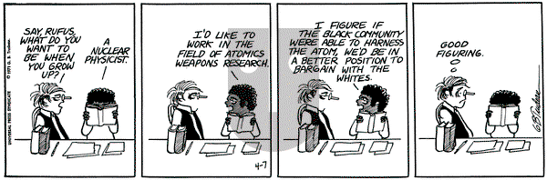 Doonesbury on Wednesday April 7, 1971 Comic Strip