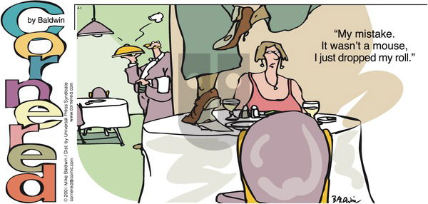 Cornered - Sunday April 1, 2001 Comic Strip