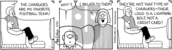 The Born Loser on Monday November 27, 2006 Comic Strip