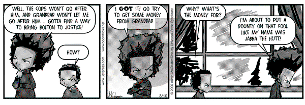 The Boondocks on Friday March 10, 2000 Comic Strip