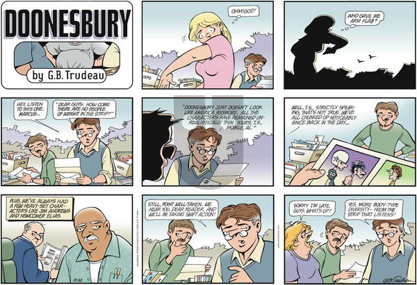 Doonesbury on Sunday October 22, 2006 Comic Strip