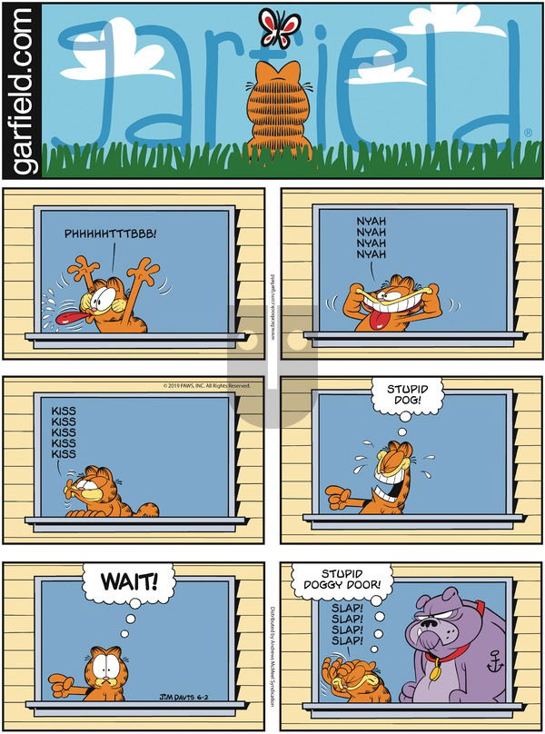 Garfield on Sunday June 2, 2019 Comic Strip