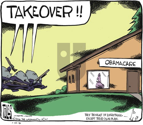 Tom Toles on Sunday January 10, 2016 Comic Strip