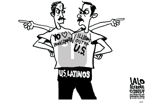 Lalo Alcaraz on Tuesday August 23, 2005 Comic Strip