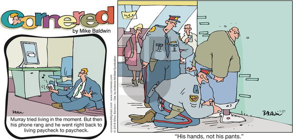 Cornered on Sunday January 21, 2018 Comic Strip