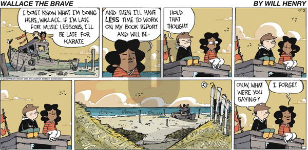 Wallace the Brave on Sunday April 13, 2025 Comic Strip