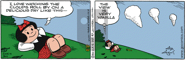 Nancy on Tuesday June 14, 2011 Comic Strip