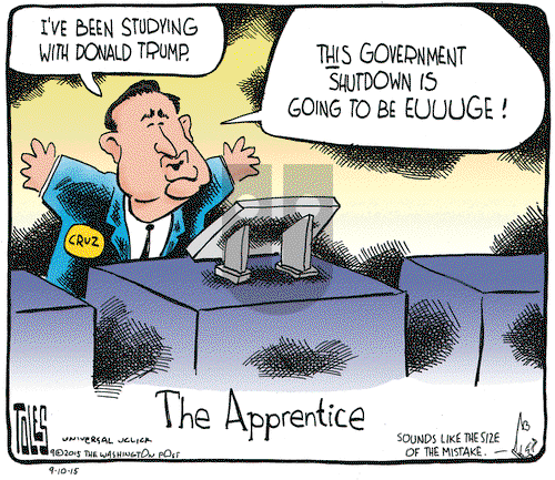 Tom Toles on Thursday September 10, 2015 Comic Strip