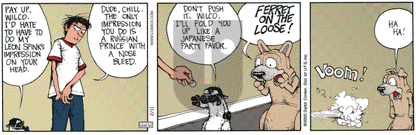 Get Fuzzy on Friday February 11, 2005 Comic Strip