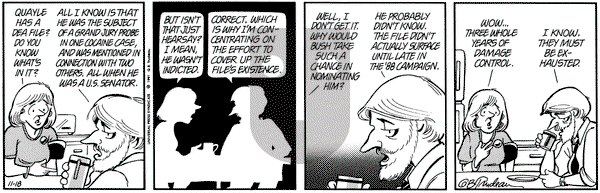 Doonesbury on Monday November 18, 1991 Comic Strip