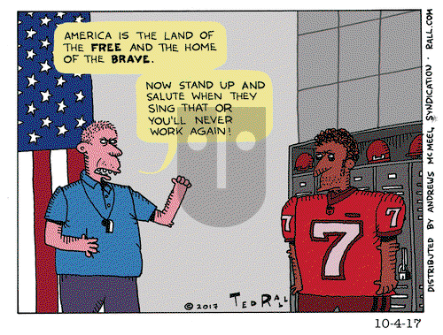 Ted Rall on Wednesday October 4, 2017 Comic Strip