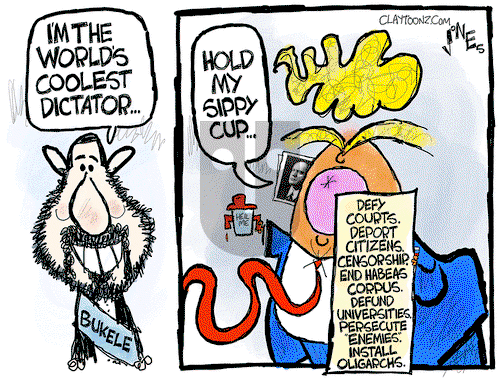 Clay Jones on Thursday April 17, 2025 Comic Strip