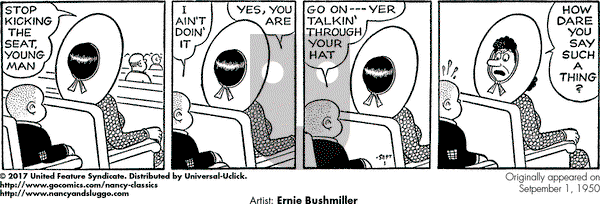 Nancy Classics on Friday September 1, 2017 Comic Strip