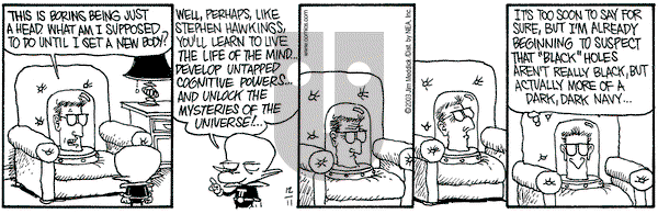 Monty on Thursday December 11, 2003 Comic Strip